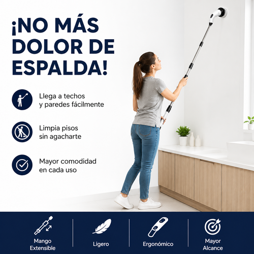 Limpiador Eléctrico Recargable 8 en 1